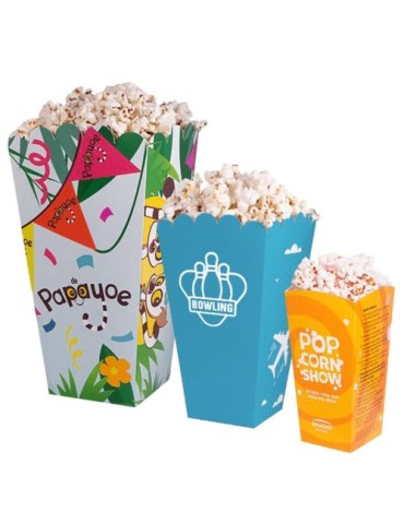 Pot à popcorn (petit) Matières : carton Couleurs : blanc 2