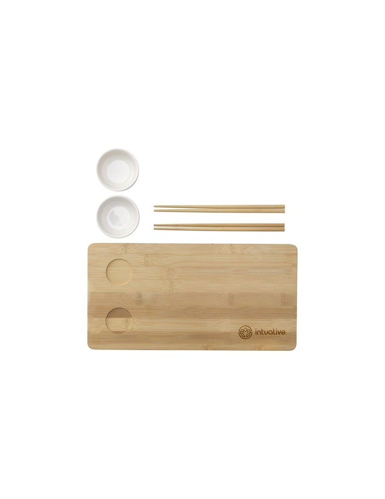 Temaki Bamboo Sushi Tray ensemble cadeau