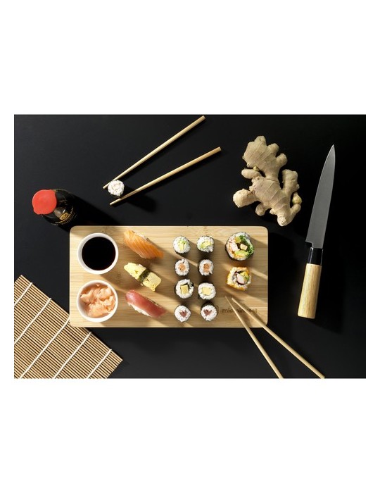 Temaki Bamboo Sushi Tray ensemble cadeau