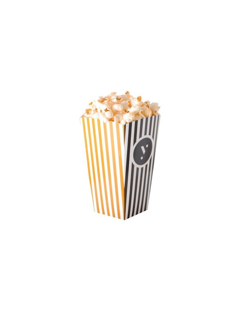 Pot à popcorn (moyen) Matières : carton Couleurs : blanc goodies publicitaire événementiel