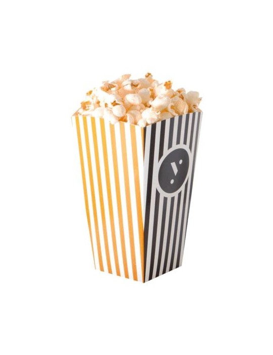 Pot à popcorn (moyen) Matières : carton Couleurs : blanc goodies publicitaire événementiel