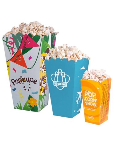 Pot à popcorn (grand) Matières : carton Couleurs : blanc 2