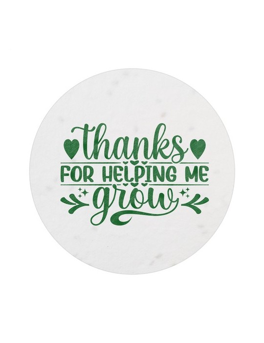 Round Coaster Flower Seed Paper 200 gr