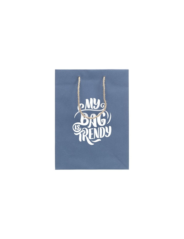 Leaf It Bag recyclé avec fibres de jeans (180 g/m²) M