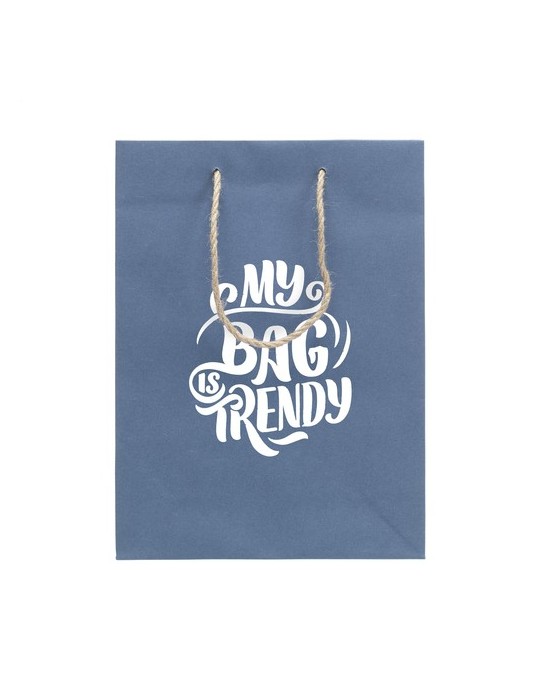 Leaf It Bag recyclé avec fibres de jeans (180 g/m²) M