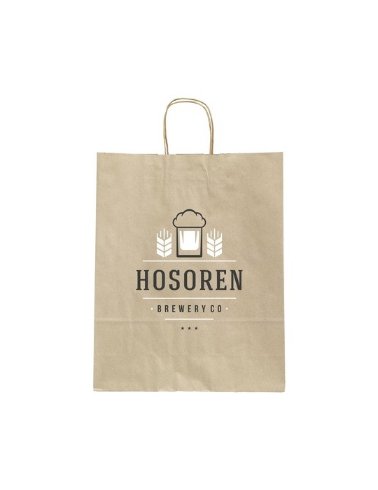 Leaf It Bag papier fibres herbe recyclées (90 g/m²) M