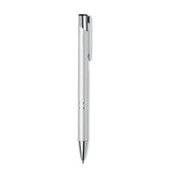 Stylo à bille  en aluminium recyclé personnalisable - BERN RA Matières : aluminium recyclé  Couleurs : argenté personnalisation 