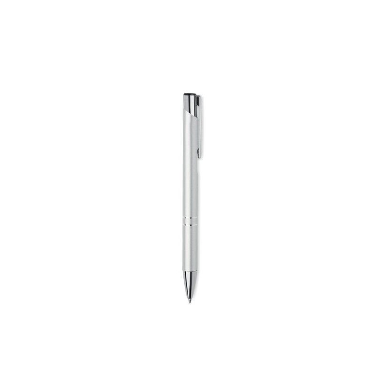 Stylo à bille  en aluminium recyclé personnalisable - BERN RA Matières : aluminium recyclé  Couleurs : argenté personnalisation 