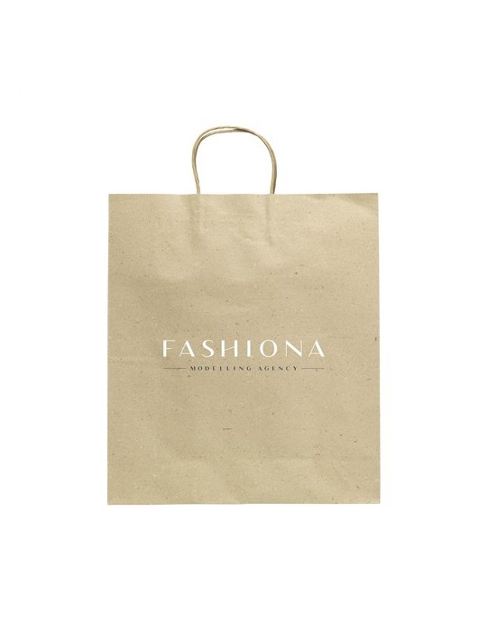 Leaf It Bag papier fibres herbe recyclées (120 g/m²) XL