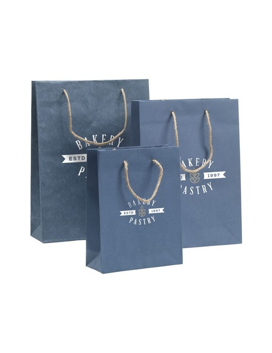 Leaf It Bag recyclé avec fibres de jeans (180 g/m²) L