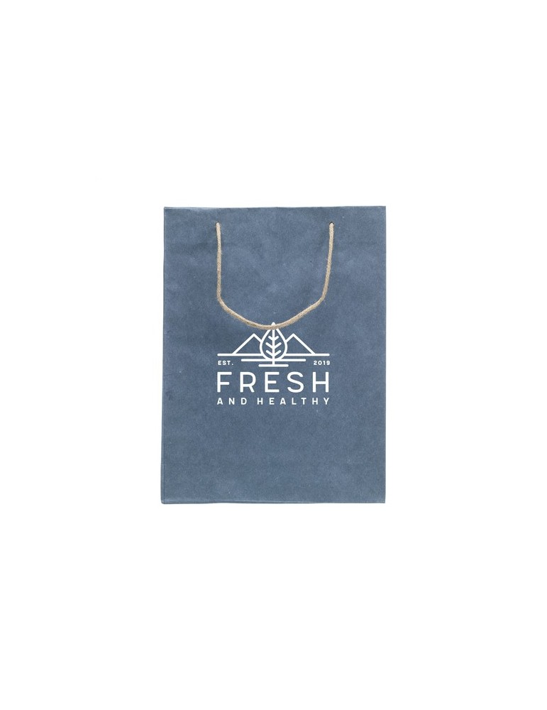 Leaf It Bag recyclé avec fibres de jeans (180 g/m²) L
