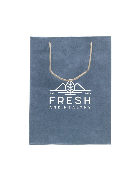 Leaf It Bag recyclé avec fibres de jeans (180 g/m²) L