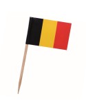 Pique drapeau Belgique Matières : papier Couleurs : blanc