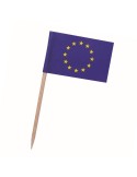 Pique drapeau Europe Matières : papier Couleurs : blanc