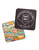 Sous-bock classique express Matières : carton Couleurs : blanc personnalisable avec votre logo