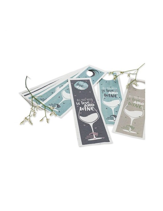Bottle Hanger Seed Paper 80 gr