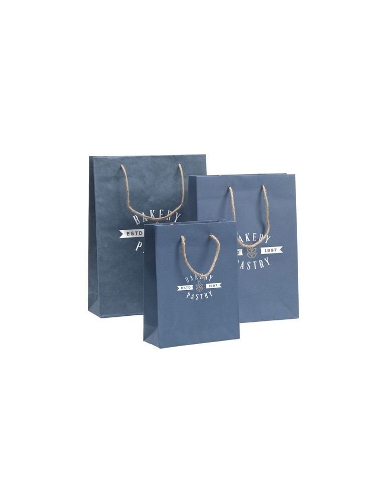 Leaf It Bag recyclé avec fibres de jeans (180 g/m²) S