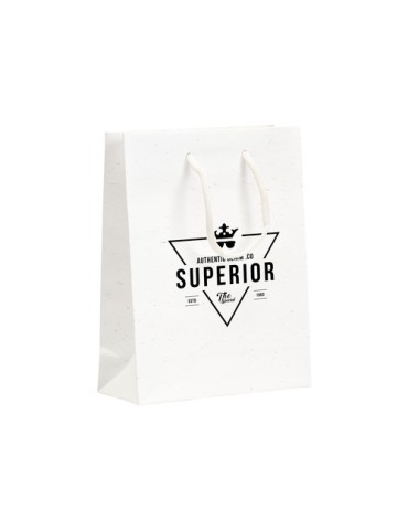 Leaf It Bag recyclé avec fibres de paille (180 g/m²) S