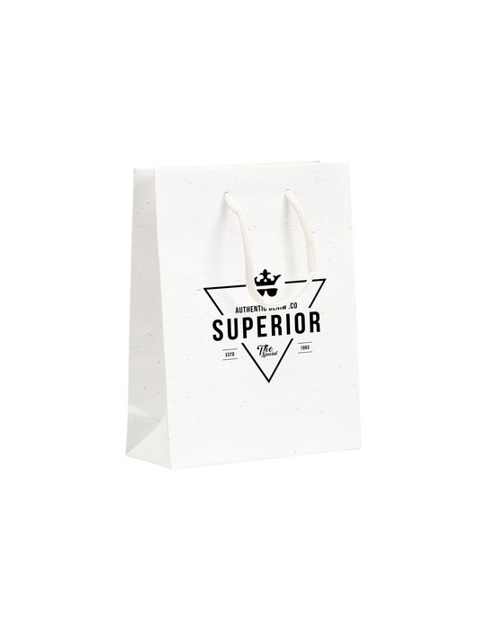 Leaf It Bag recyclé avec fibres de paille (180 g/m²) S