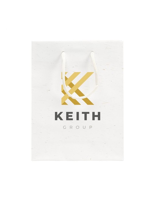 Leaf It Bag recyclé avec fibres de paille (180 g/m²) S