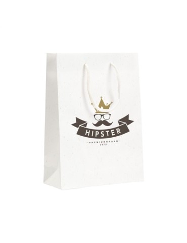 Leaf It Bag recyclé avec fibres de paille (180 g/m²) M 2