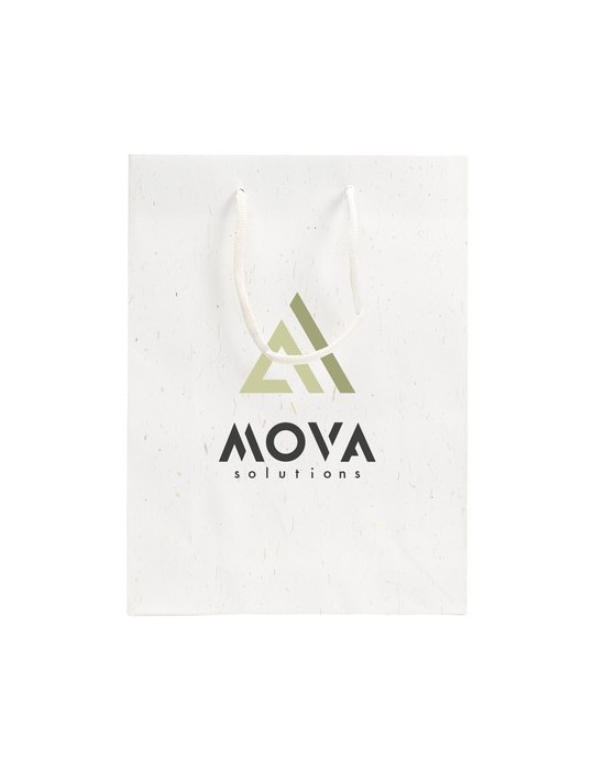 Leaf It Bag recyclé avec fibres de paille (180 g/m²) M