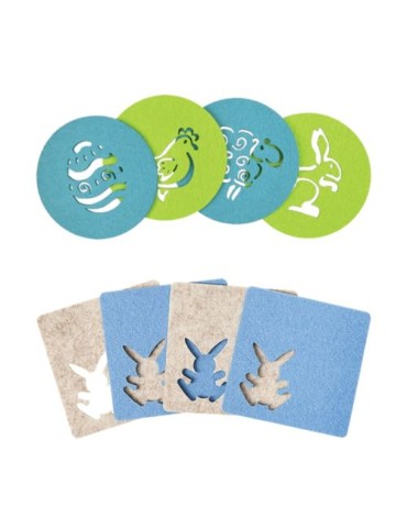 Sous-bock en feutrine Matières : PET recyclé Couleurs : gris chiné 2