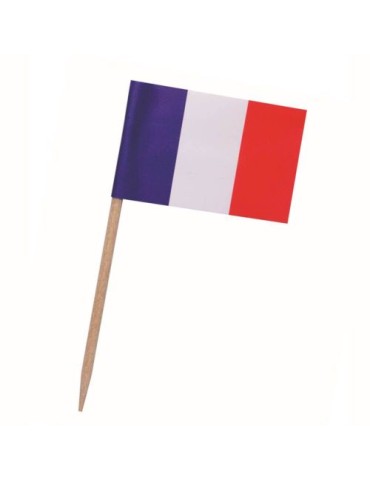 Pique drapeau France Matières : papier Couleurs : blanc