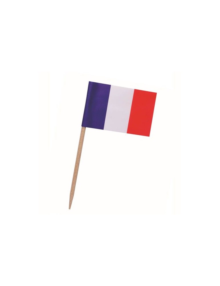 Pique drapeau France Matières : papier Couleurs : blanc