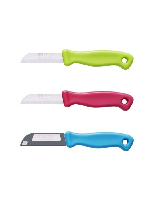 Petit couteau de cuisine léger Matières : plastique Couleurs : orange impression haute définition