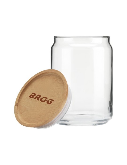 Wood Jar Pot de Rangement