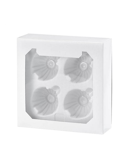 Boule de Noël Ø 6 cm - lot de 4 - Made in Europe