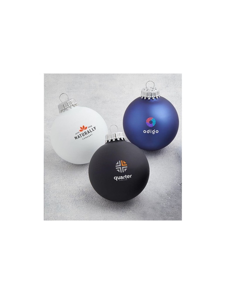 Boule de Noël Ø 6 cm - lot de 4 - Made in Europe