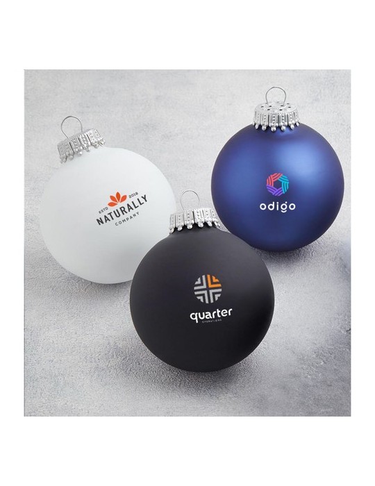 Boule de Noël Ø 6 cm - lot de 4 - Made in Europe