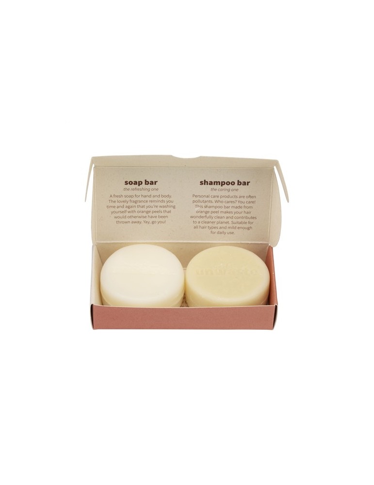 Unwaste Duopack Soap & Shampoo bar