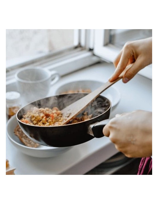 Spatule en bois plate