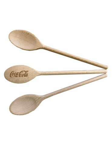 Cuillère en bois ovale Matières : bois Couleurs : naturel 2