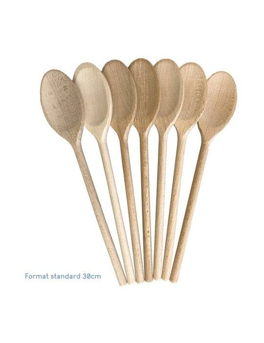 Cuillère en bois ovale