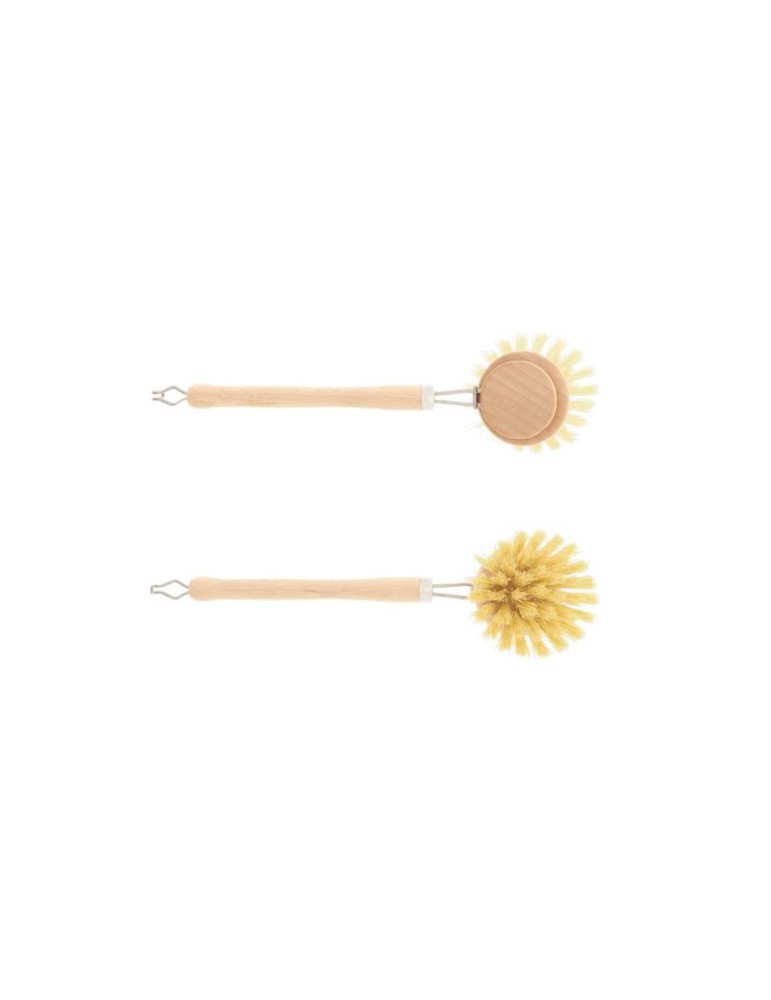 Brosse à vaisselle Matières : bois Couleurs : naturel personnalisable avec votre logo