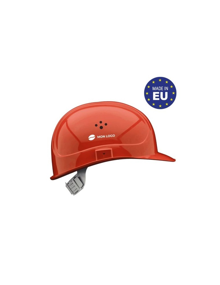 Casque de chantier Pro Matières : plastique Couleurs : orange