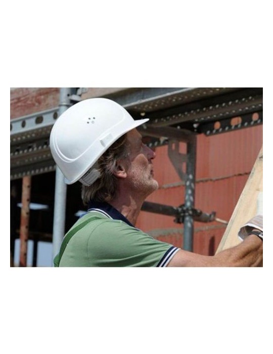 Casque de chantier Pro Matières : plastique Couleurs : orange goodies personnalisé en stock