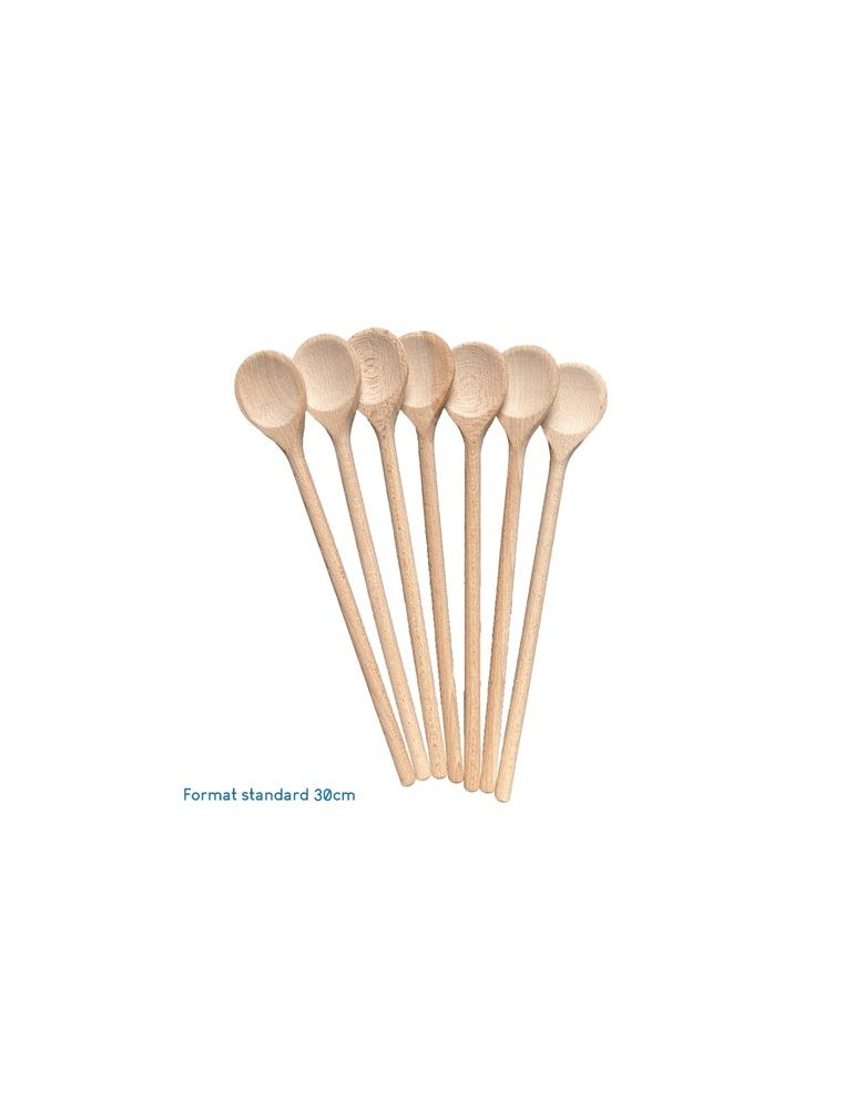 Cuillère en bois ronde Matières : bois Couleurs : naturel cadeau entreprise pas cher
