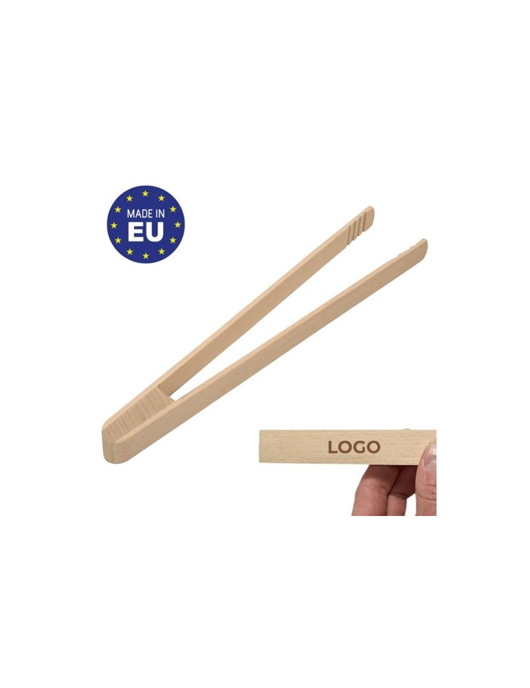 Pince alimentaire en bois Matières : bois Couleurs : naturel