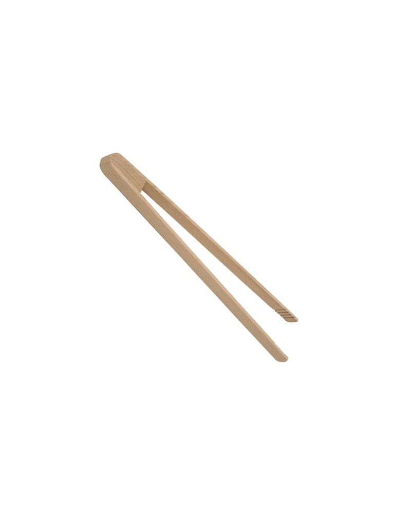 Pince alimentaire en bois Matières : bois Couleurs : naturel personnalisable avec votre logo
