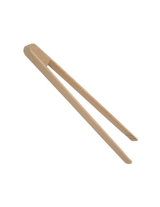 Pince alimentaire en bois Matières : bois Couleurs : naturel personnalisable avec votre logo