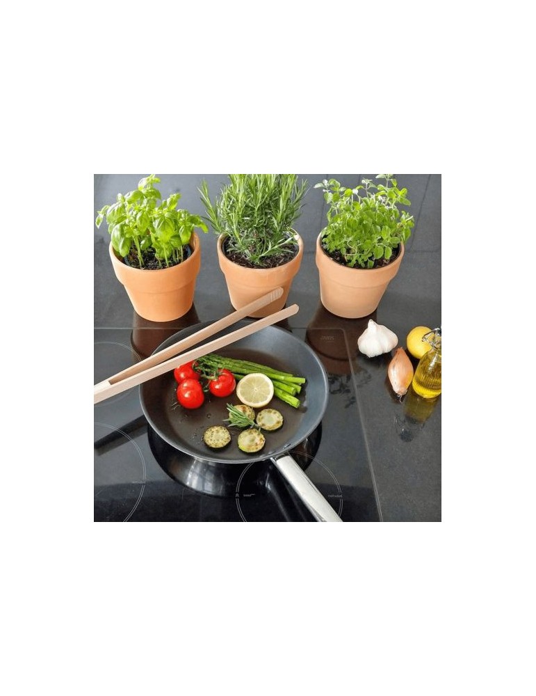 Pince alimentaire en bois