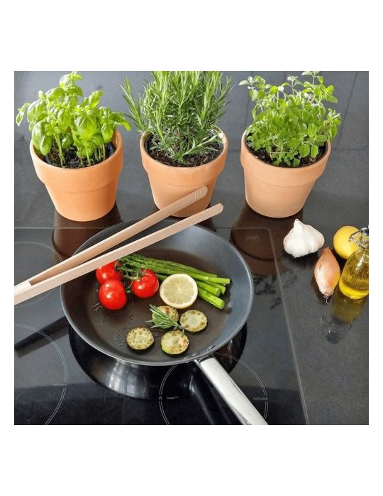 Pince alimentaire en bois