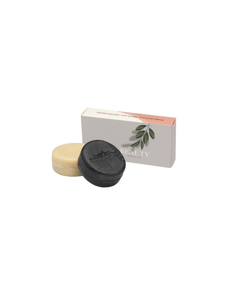 Unwaste Duopack Scrub & Shampoo bar Koffieolie