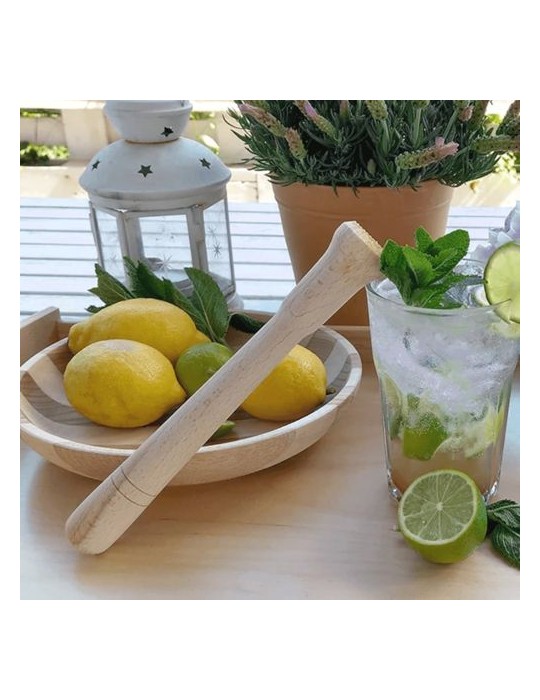 Pilon à cocktail en bois Matières : bois Couleurs : naturel cadeau entreprise pas cher