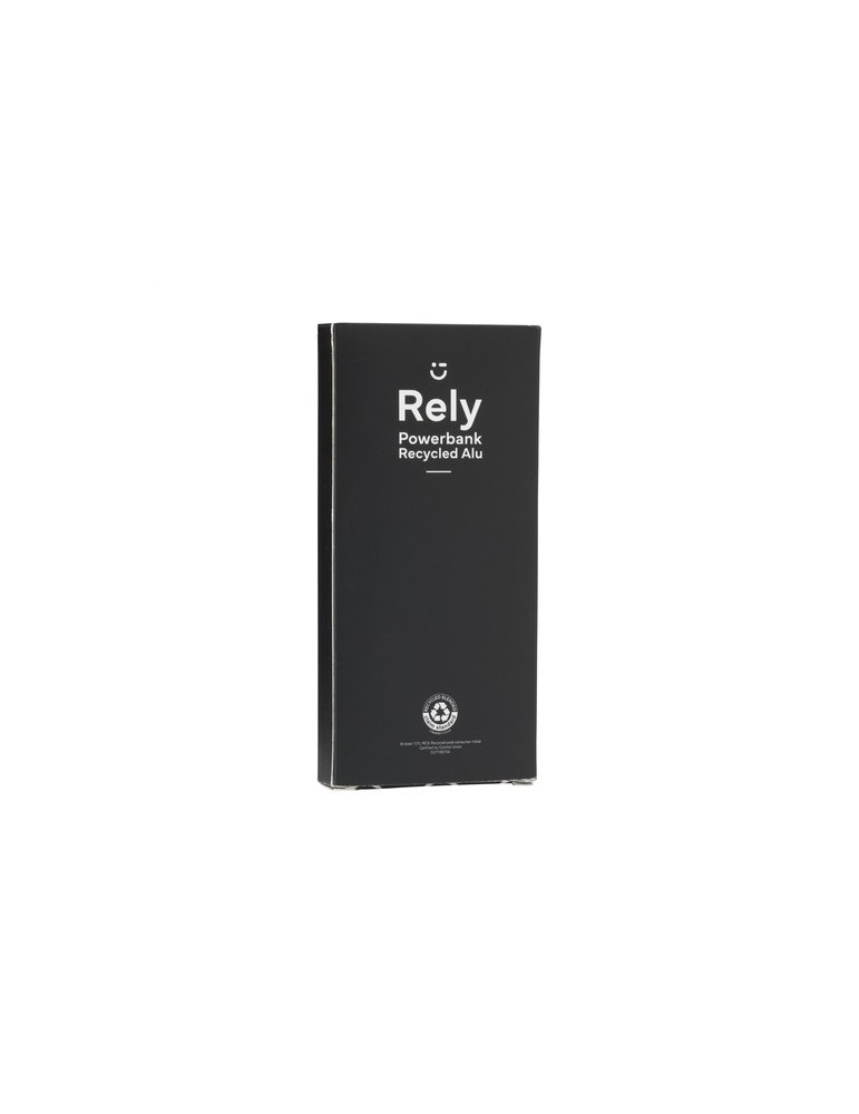 Rely Powerbank 10000 RCS Recycled Alu